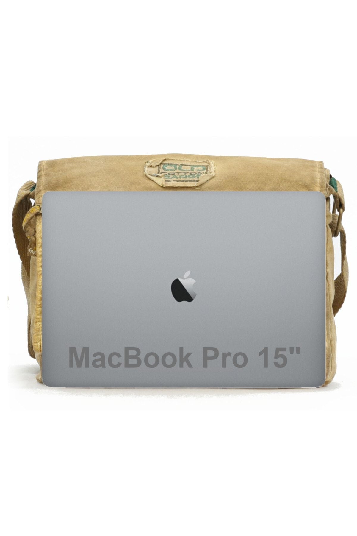 حقيبة كتف عملية old cotton cargo لون بني