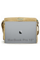 حقيبة كتف عملية old cotton cargo لون بني