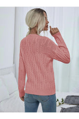 كنزة AQE FASHION لون زهري