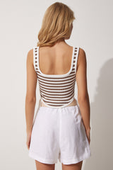 بلوزة Happiness İstanbul لون بني