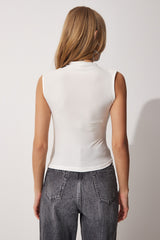 بلوزة Happiness İstanbul لون بيج فاتح