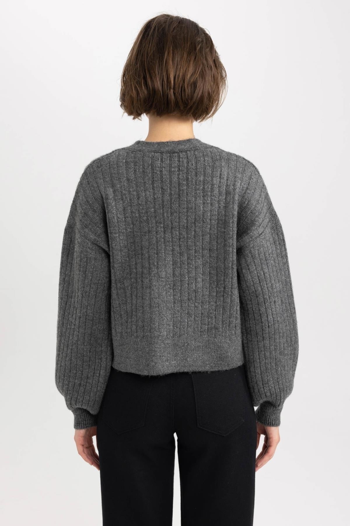 جاكيت خفيف Defacto لون رمادي