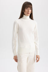 كنزة Defacto لون بيج فاتح