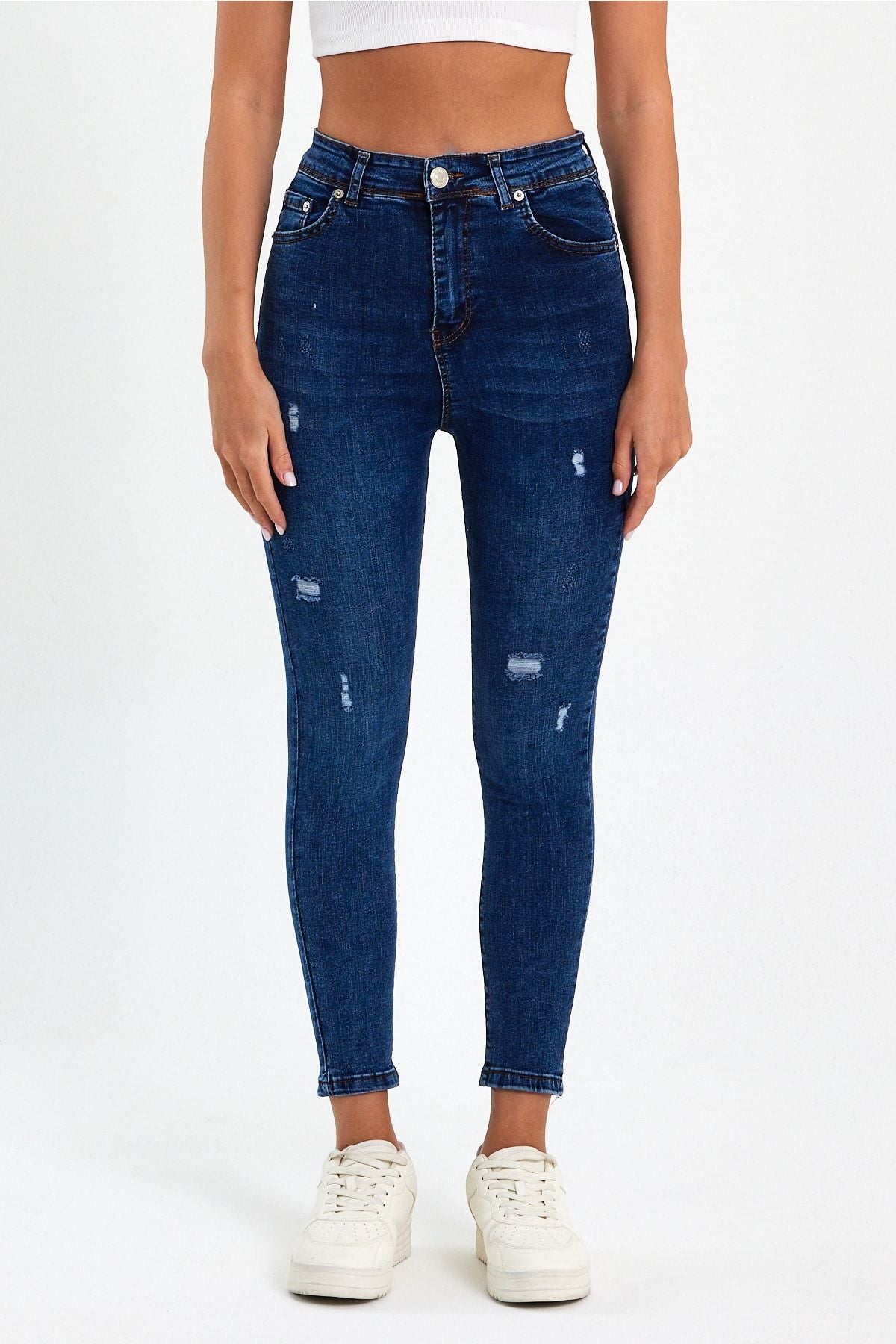 جينز geenz manifacture لون أزرق