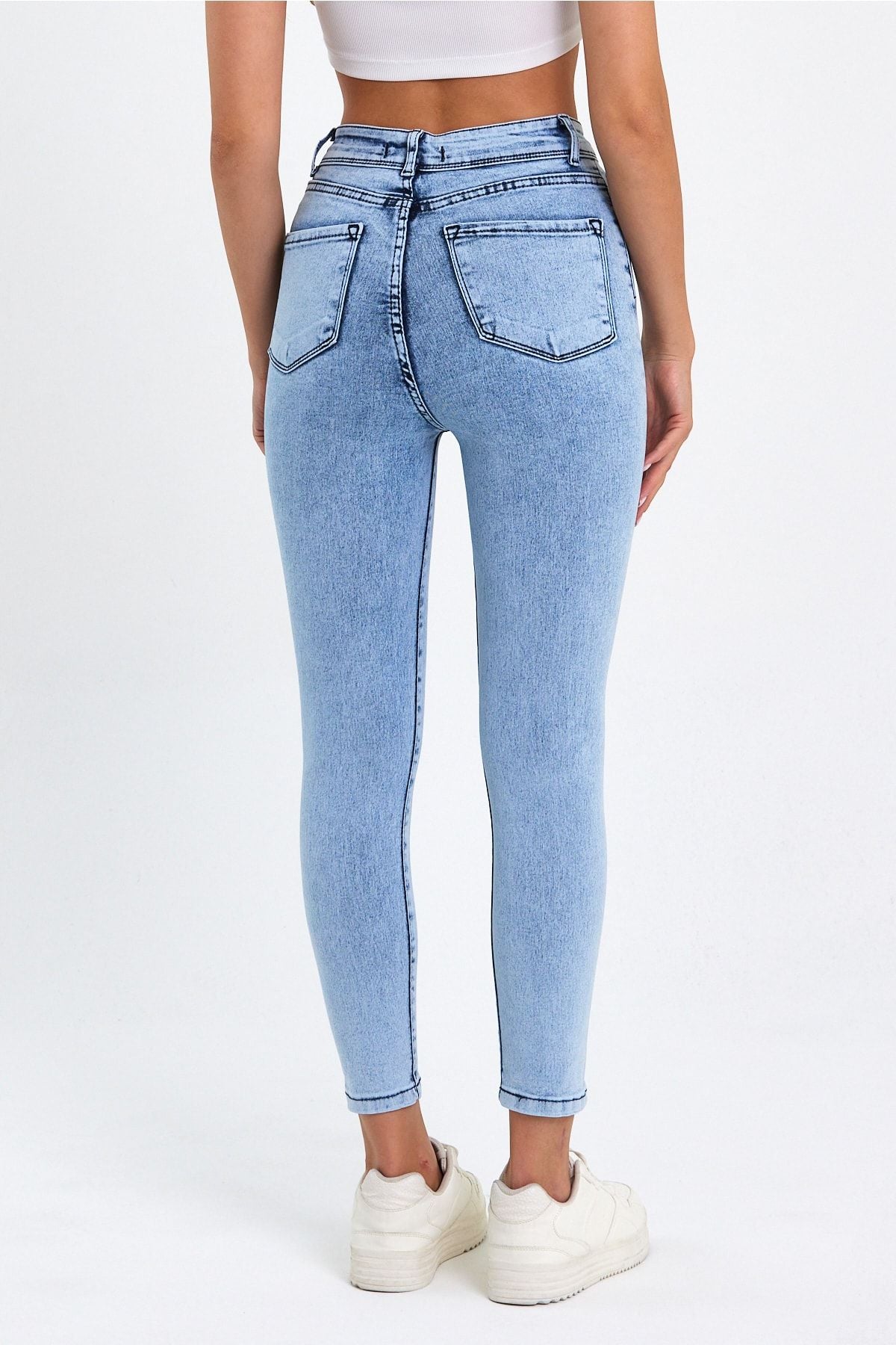 جينز geenz manifacture لون أزرق غامق