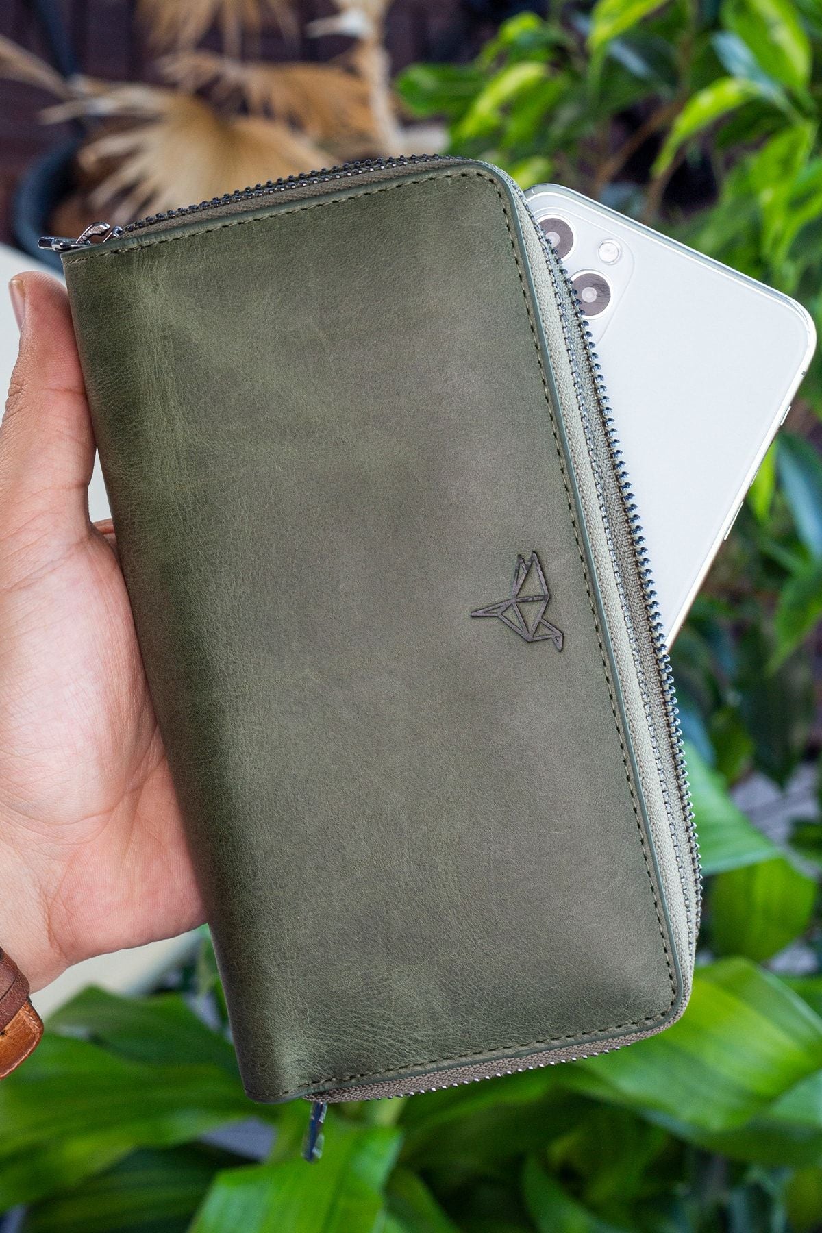 محفظة Garbalia لون أخضر