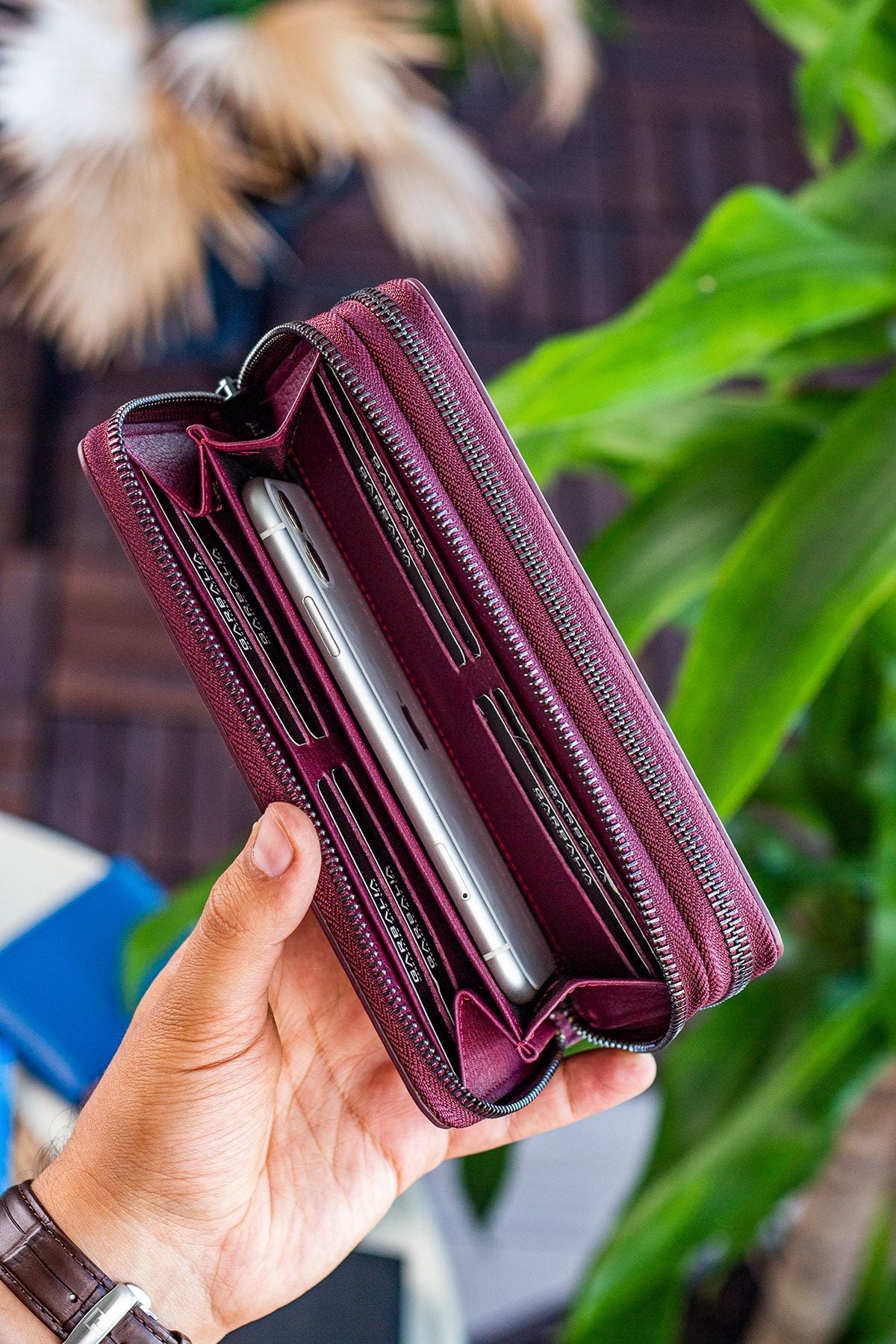 محفظة Garbalia لون بوردو