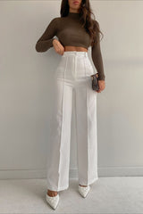 جينز Livik لون أبيض