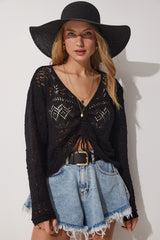 بلوزة Happiness İstanbul لون أسود