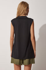 بلوزة Happiness İstanbul لون أسود