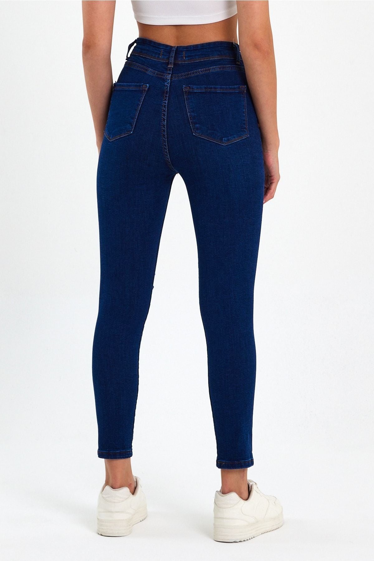 جينز geenz manifacture لون أزرق غامق