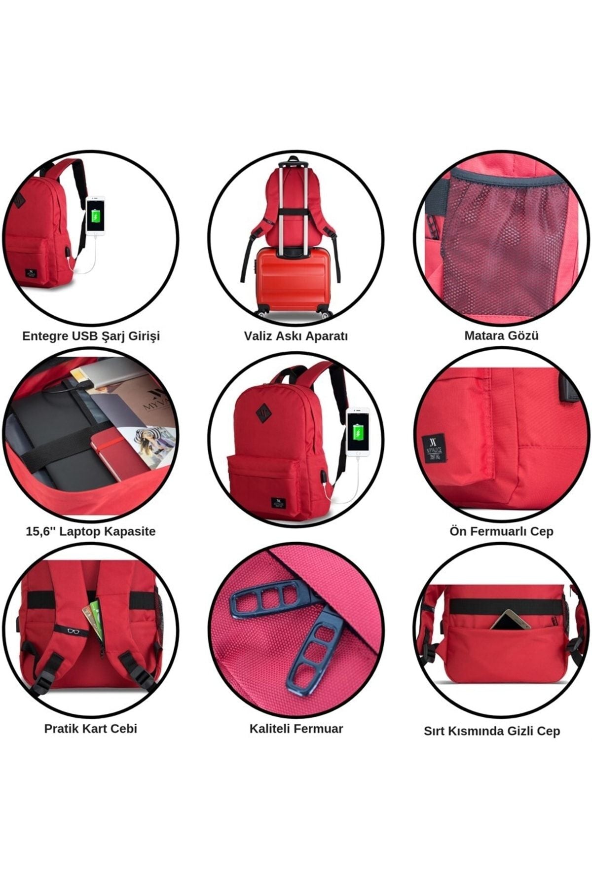 حقيبة كتف My Valice لون أسود