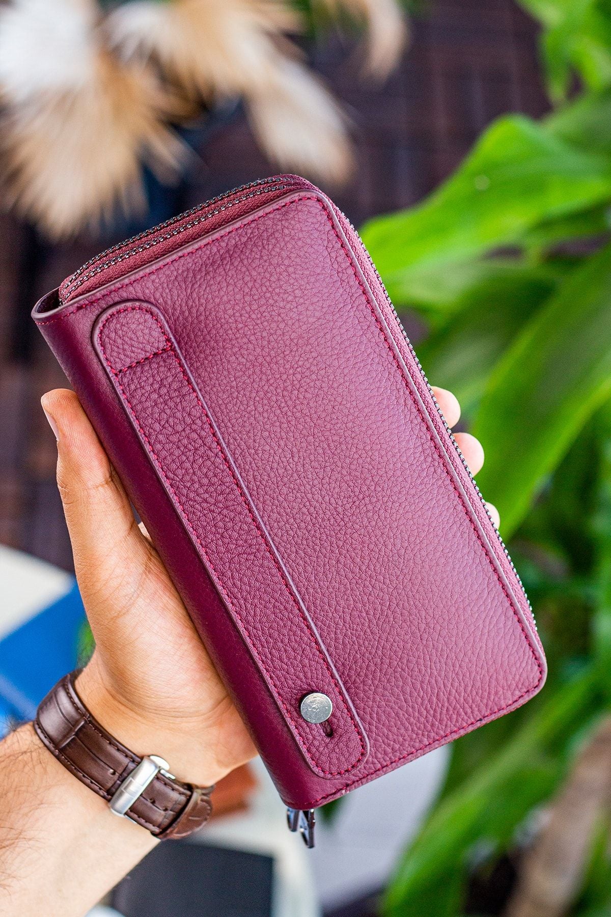 محفظة Garbalia لون بوردو