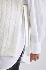 كنزة بدون أكمام Defacto لون بيج فاتح