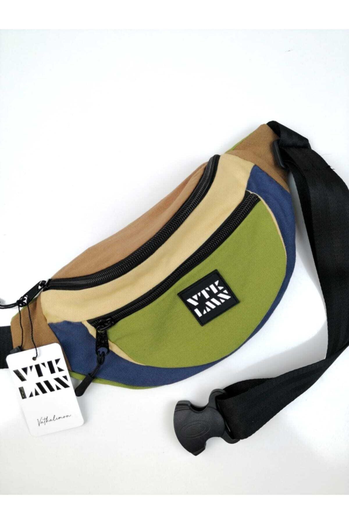 حقيبة خصر Vatkalimon لون أبيض