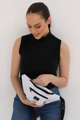 حقيبة خصر D'VERS لون أبيض