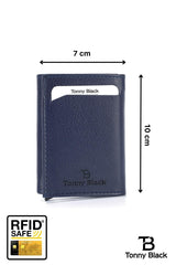 محفظة Tonny Black لون أزرق غامق