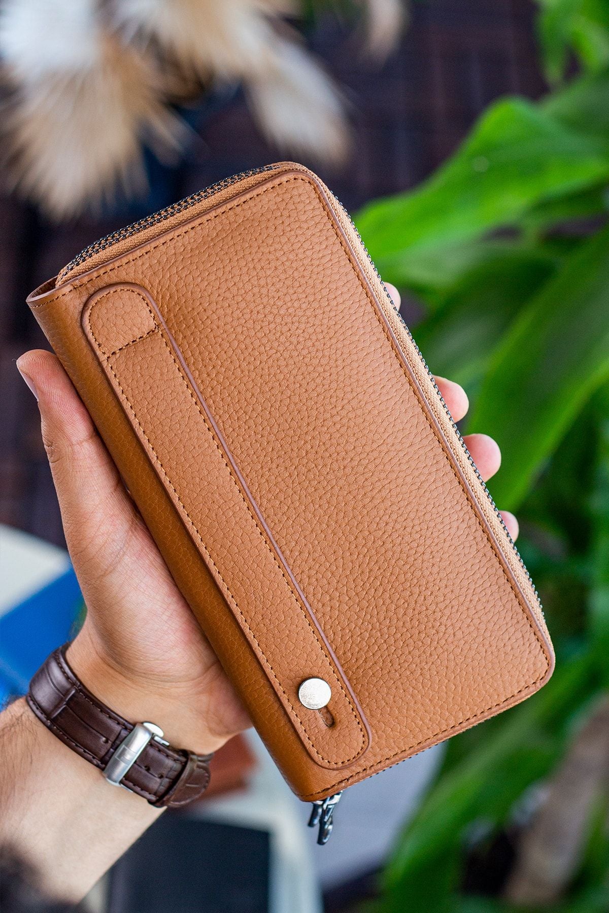 محفظة Garbalia لون بني