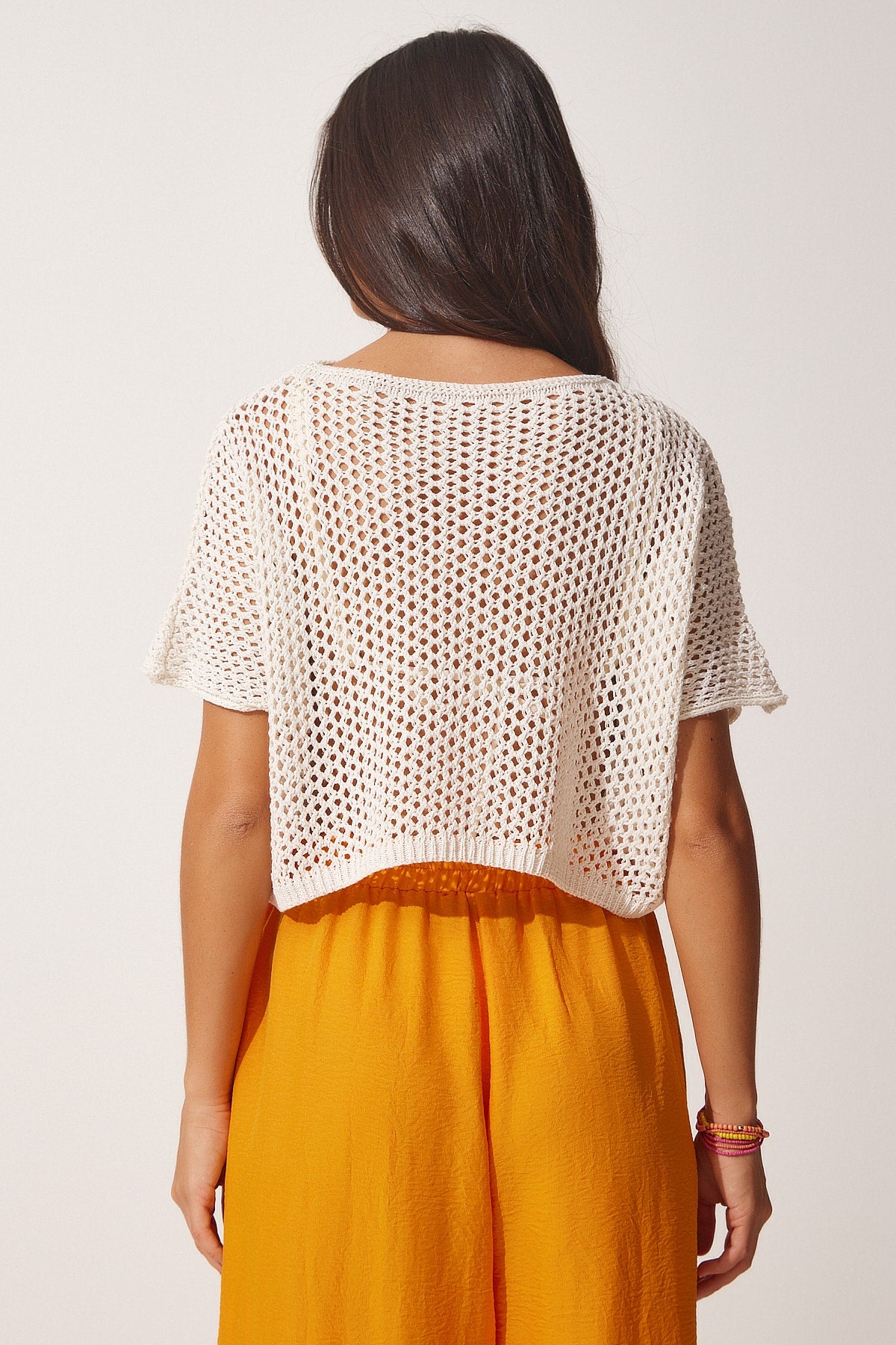 بلوزة Happiness İstanbul لون بيج