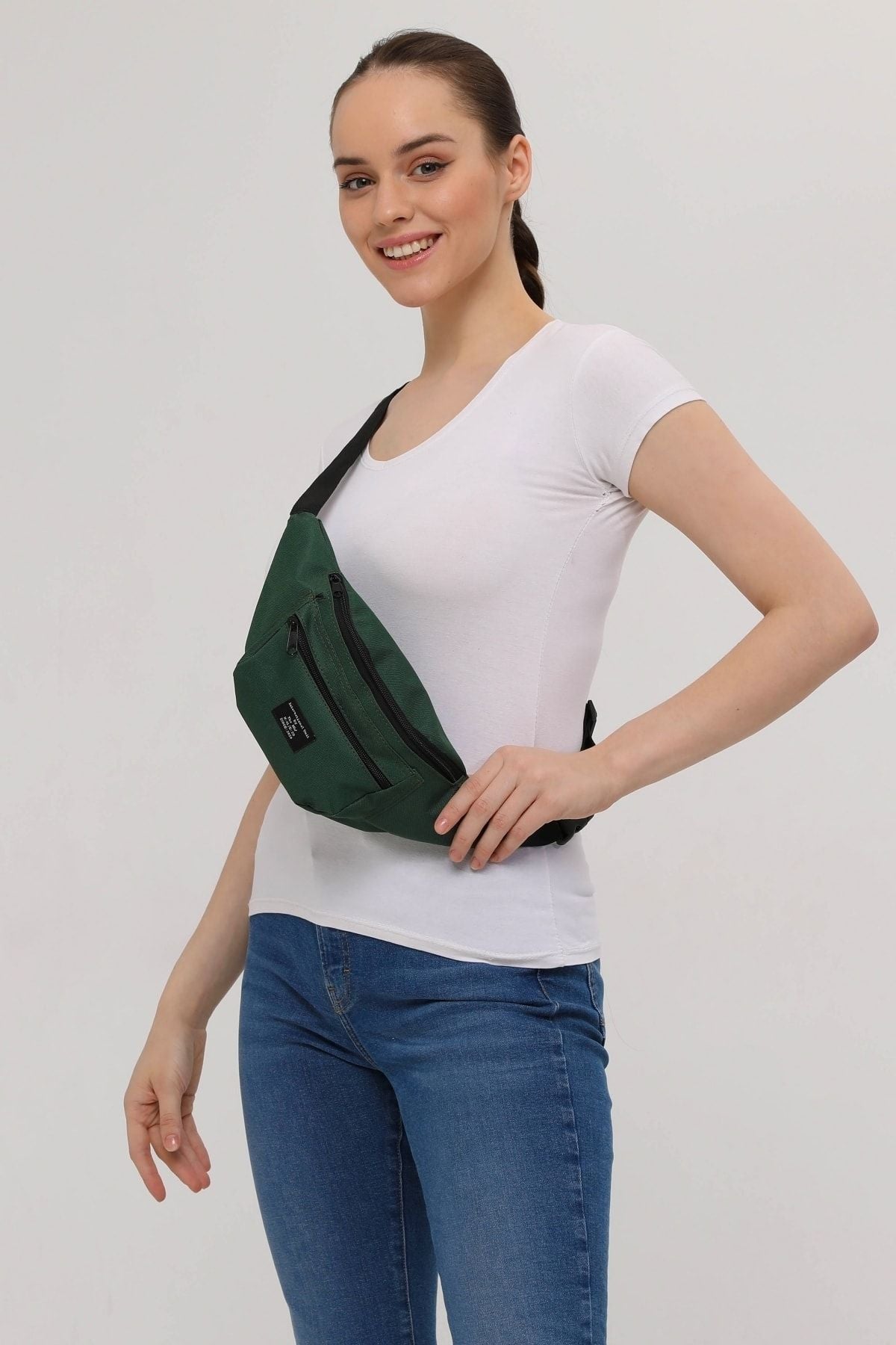 حقيبة خصر D'VERS لون كاكي