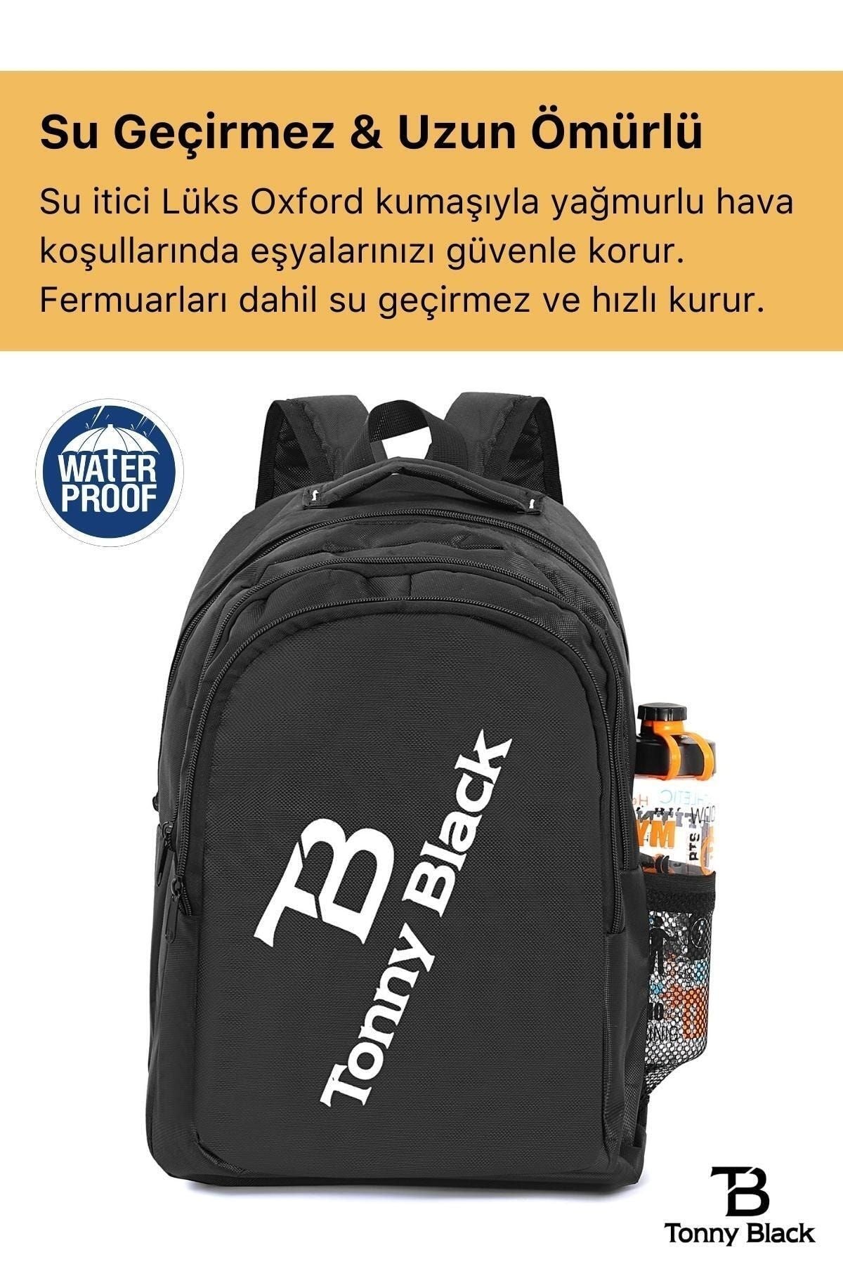 حقيبة المدرسة Tonny Black لون أسود