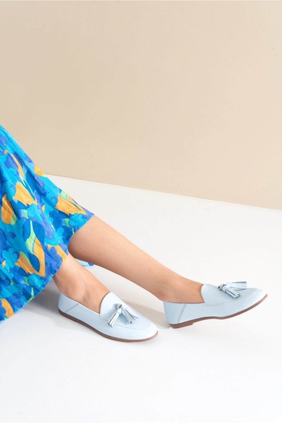 لوفر luvishoes لون أزرق
