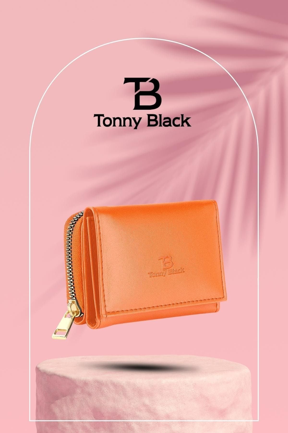 محفظة Tonny Black لون برتقالي