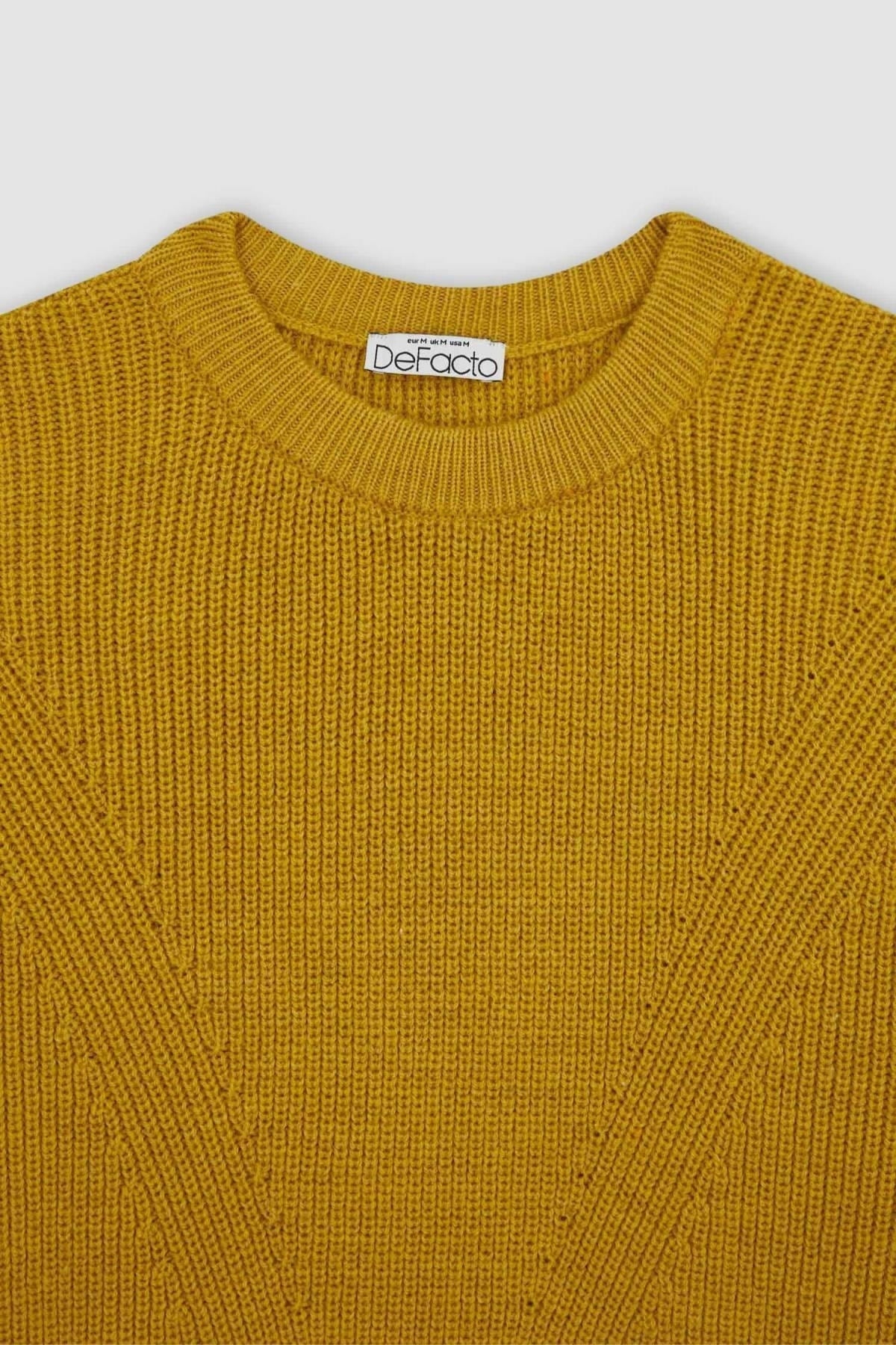 كنزة Defacto لون أصفر