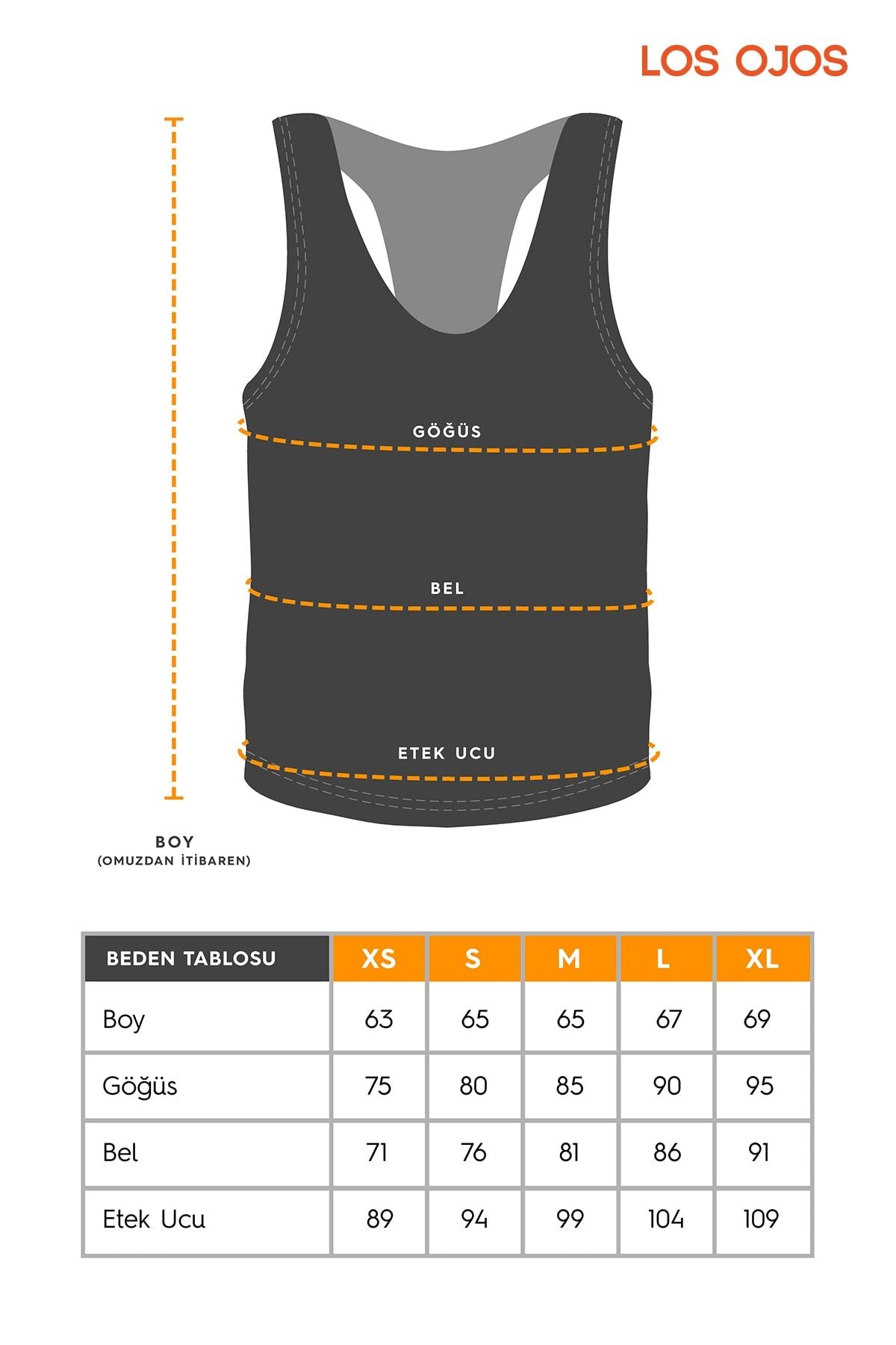 كنزة بدون أكمام LOS OJOS لون رمادي