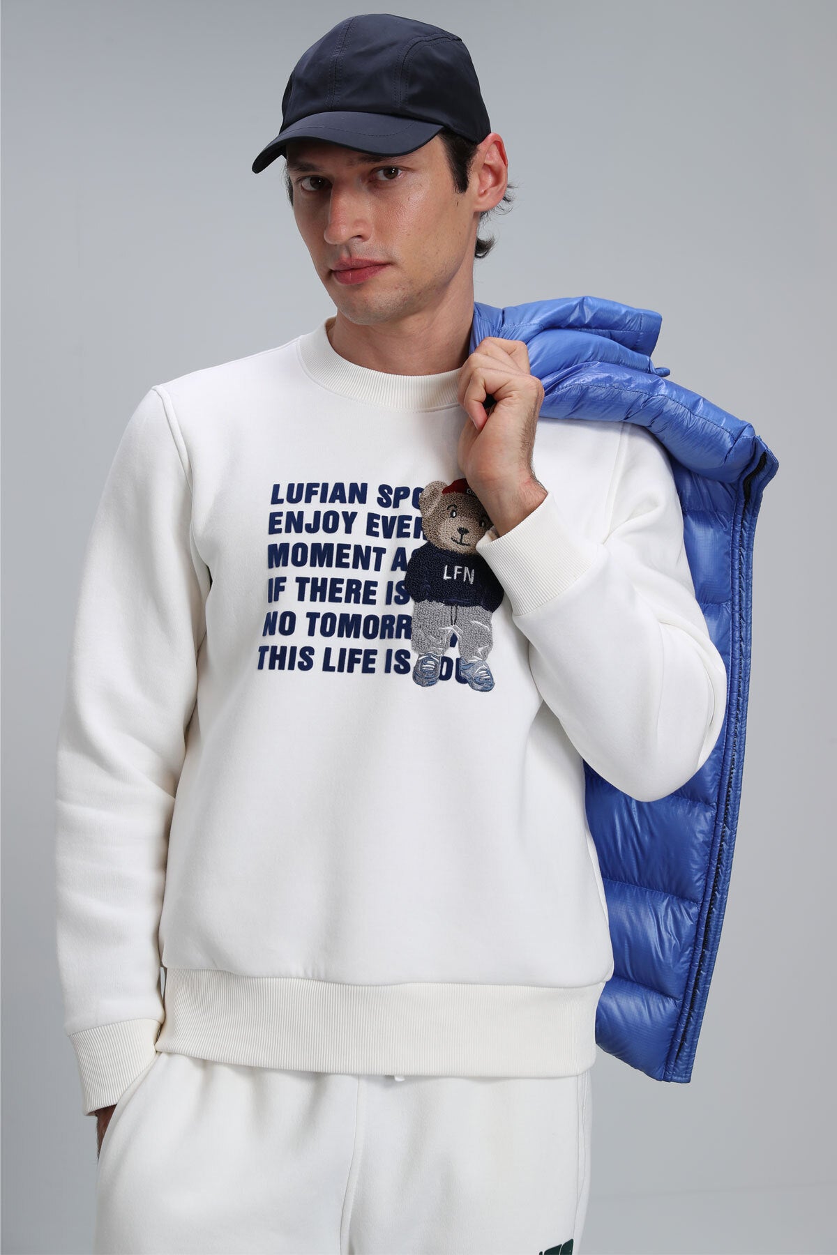 هودي Lufian لون أبيض