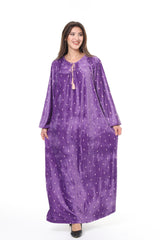 فستان mervemoda لون بنفسجي