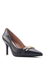 حذاء كلاسيكي بكعب Nine West لون أسود