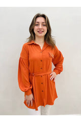 قميص ahsen fashion لون برتقالي