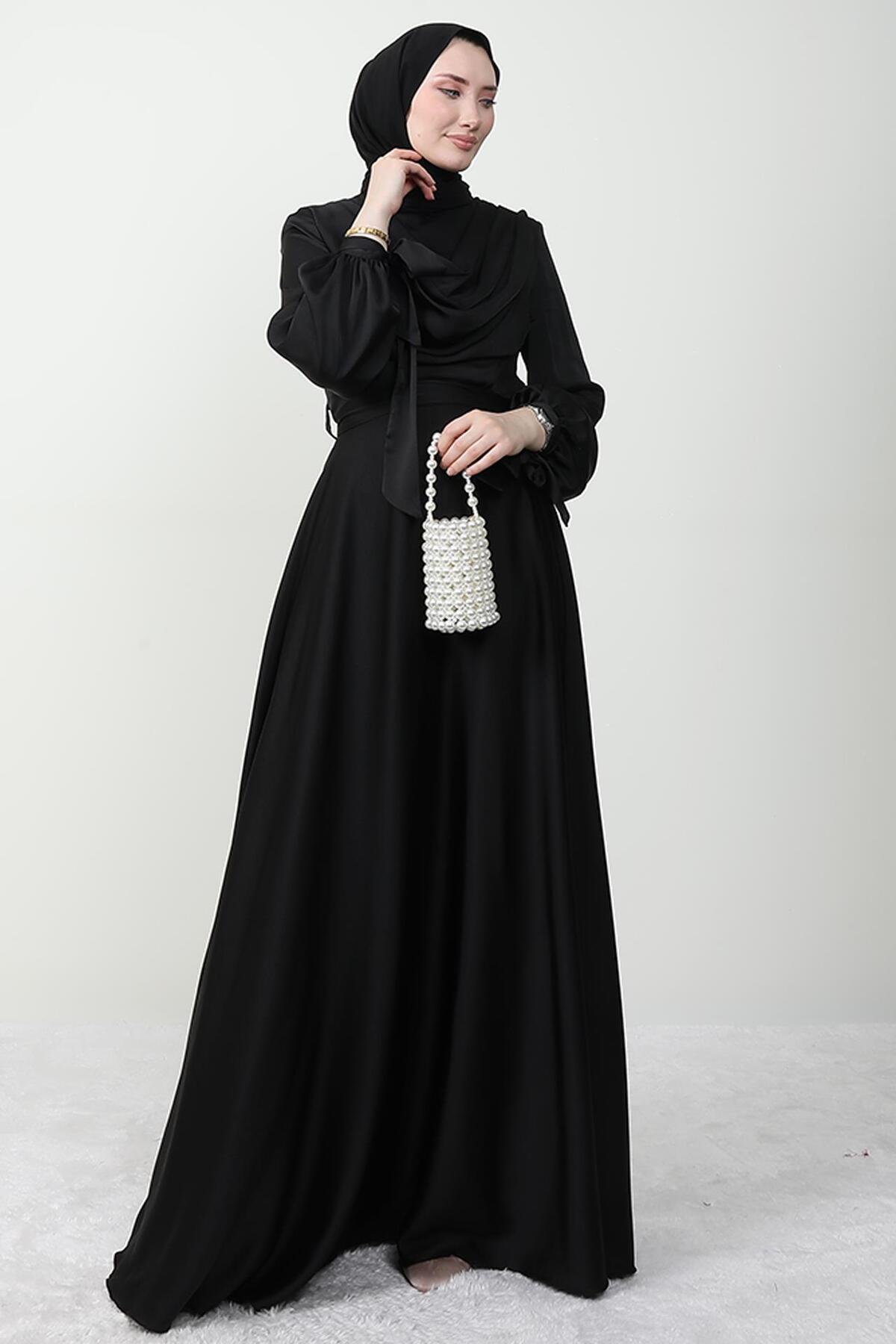 فستان سهرة giz astore لون أسود