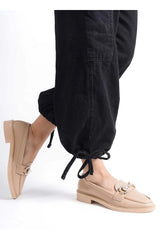 باليرينا CİMİLİSHOES لون بيج فاتح