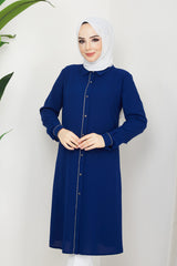 تونيك BELLİNA لون أزرق غامق
