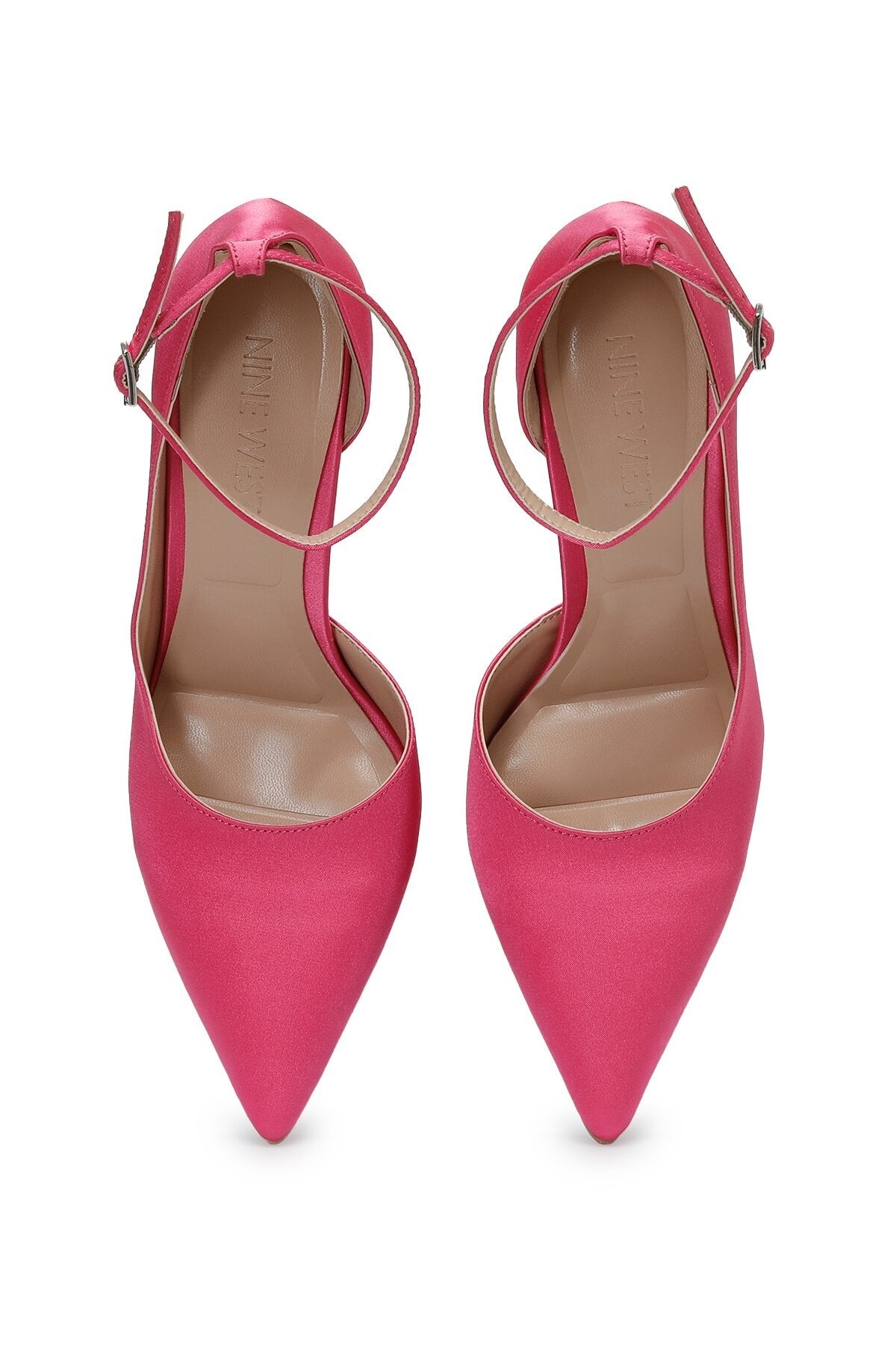 حذاء كلاسيكي بكعب Nine West لون زهري
