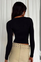 بلوزة World Fashion Trends لون أسود