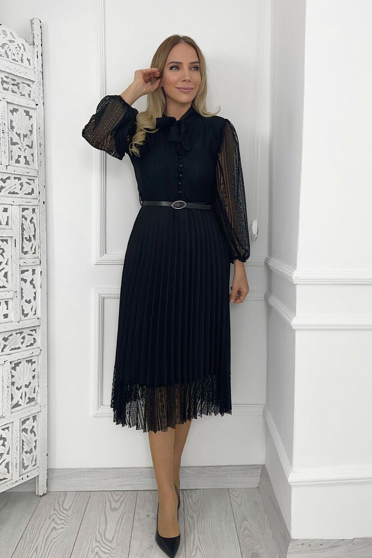 فستان سهرة gesmoda لون أسود