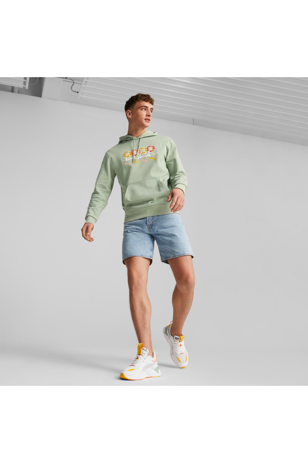 هودي Puma لون أخضر