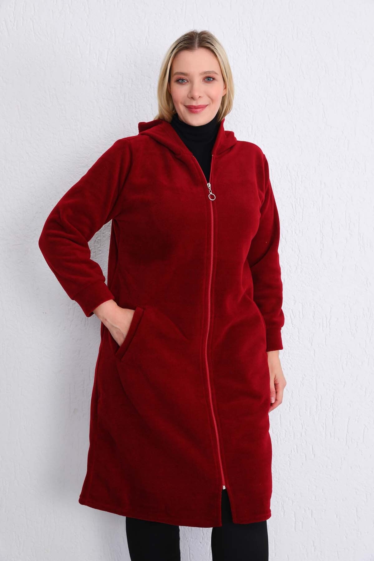 جاكيت خفيف Kardelen Butik Ümraniye لون بوردو