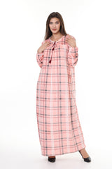 فستان mervemoda لون زهري