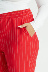 بنطال Mooi XXL لون أحمر