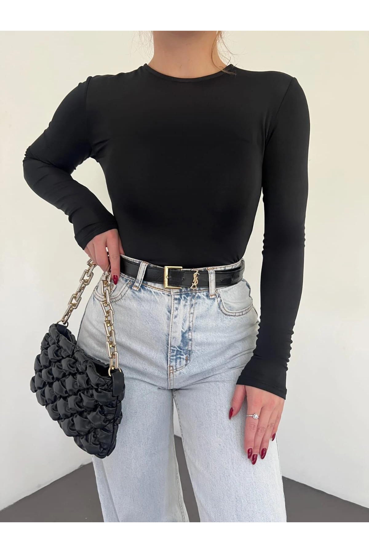 بلوزة Fav Style لون أسود