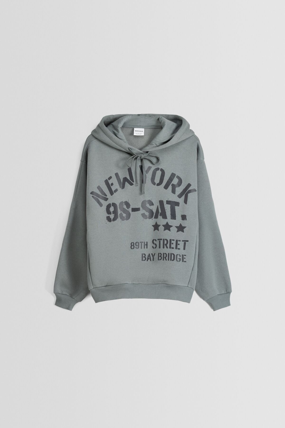 هودي Bershka لون كاكي