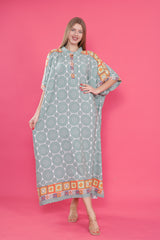 فستان mervemoda لون بيج