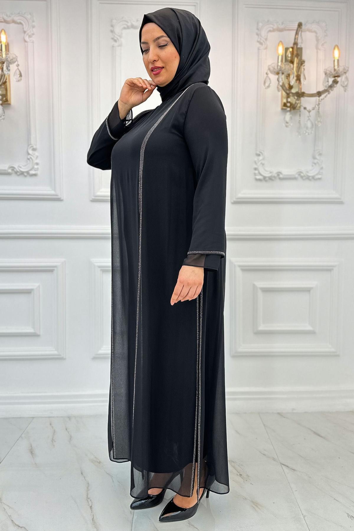 فستان Amine Hüma لون أسود