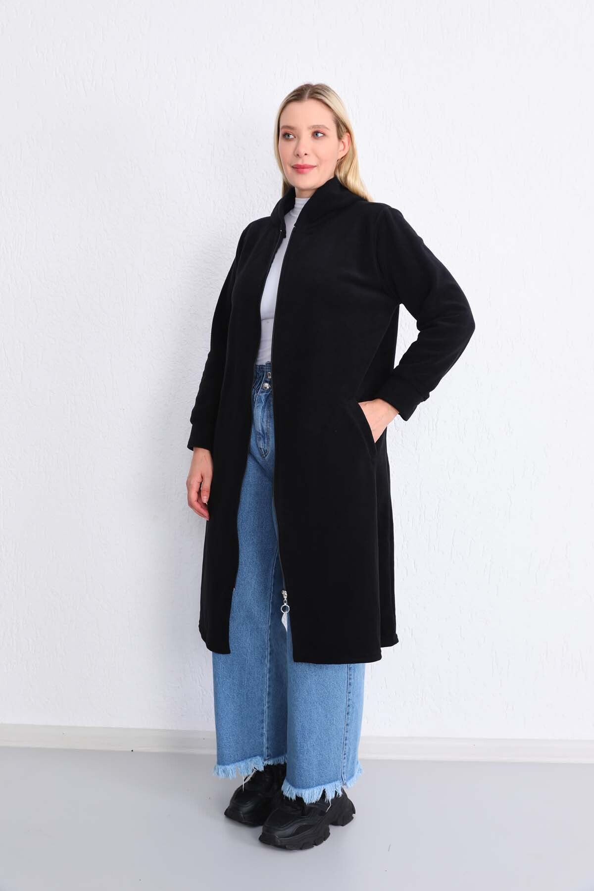 جاكيت خفيف Kardelen Butik Ümraniye لون أسود