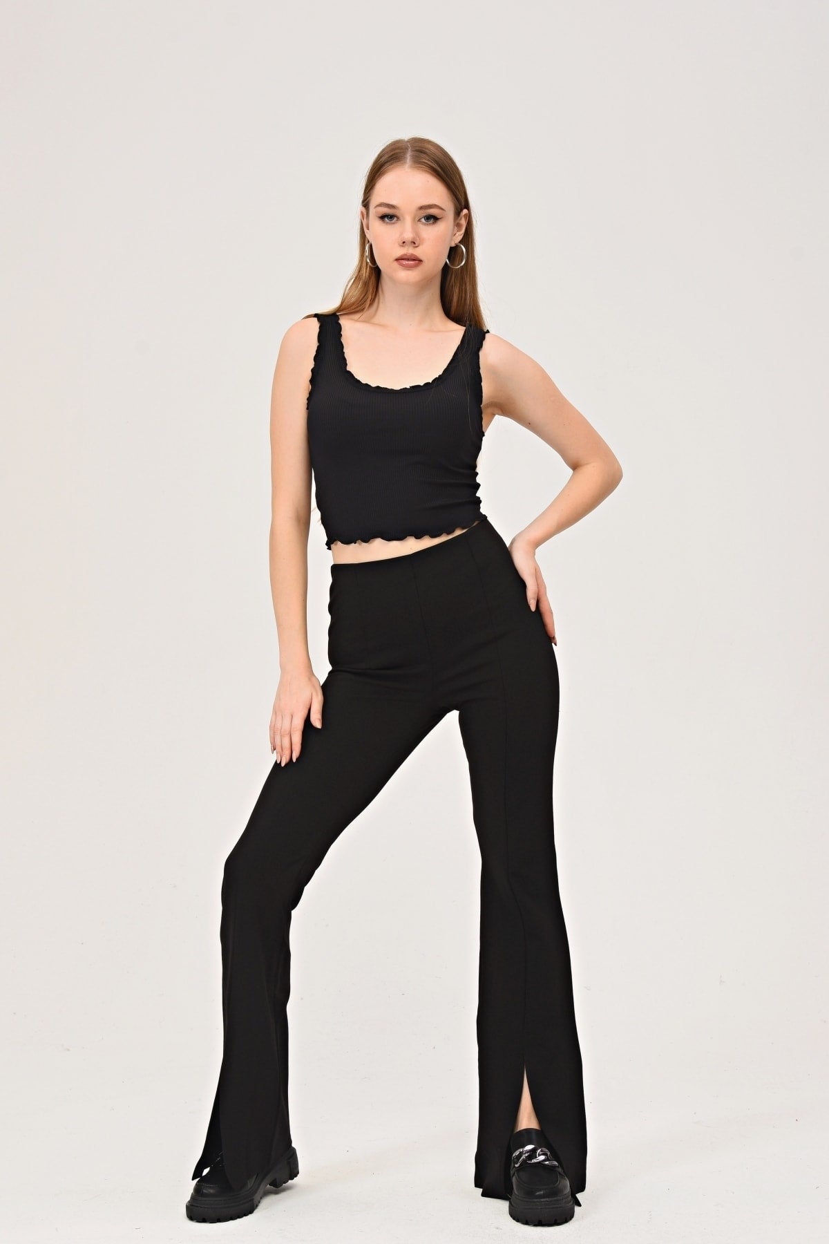 بنطال MJORA لون أسود