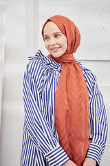شال ARMANDA لون برتقالي